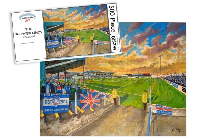 The Showgrounds Stadium Fine Art Jigsaw Puzzle - Coleraine Football Club